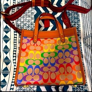 🌈🌈🌈🌈COACH PRIDE TOTE CROSSBODY🪐🪐